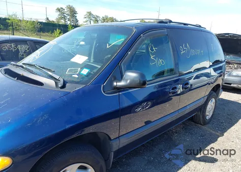 2000 Dodge Caravan Se из США, поврежденный, VIN 2B4GP45R0YR868622